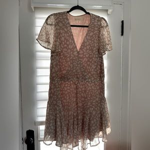 By Together Dusty Rose Faux Wrap Dress - Size M - worn once